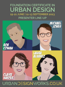 Urban design course flyer 2023